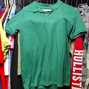 Old navy dark green polo size XL 14/16 short sleeve